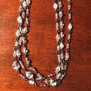 Beaded Multi-Chain Necklace
